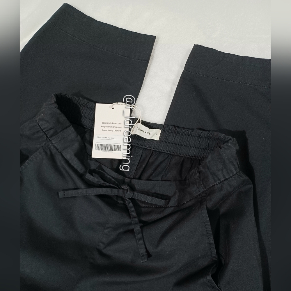 NWT Everlane Black The Easy Barrel Pant Size Small - Picture 4 of 10
